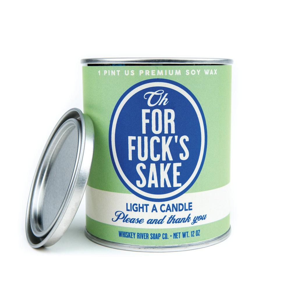 For Fucks Sake Vintage Paint Candle Main Image  width="825" height="699"
